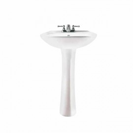 LAVABO Y PEDESTAL AMERICAN STANDARD FIESTA 4? BLANCO