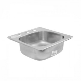 FREGADERO BERMES CLASICA C-100 ACERO INOX.