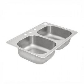 FREGADERO BERMES CLASICA C-110 ACERO INOX.