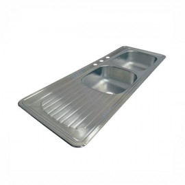 FREGADERO BERMES CLASICA C-212N DER. ACERO INOX.