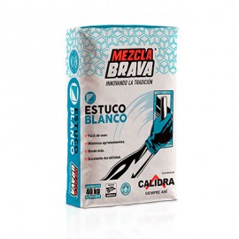 ESTUCO BLANCO MEZCLA BRAVA [40 KG BULTO]