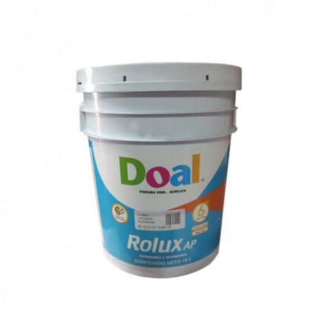 PINTURA DOAL VINILICA ROLUX AP 1621 (BLANCA) 19LTS