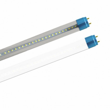 LAMPARA EG-T8C-9W LUZ BCO FRIO CUB TRANSP 60CM G13.