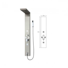 COLUMNA TOTAL SHOWER ACERO INOXIDABLE 2169