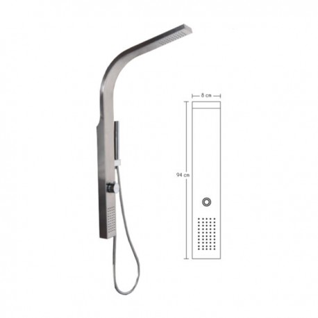 COLUMNA TOTAL SHOWER ACERO INOXIDABLE 3126