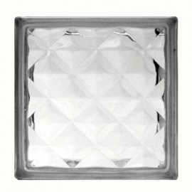 VIDRIOBLOCK FONTIBRE 19X19X8CM DIAMANTE PZA