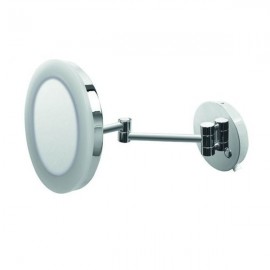 ESPEJO HELVEX RETRACTIL CON LUZ LED TOUCH CROMO