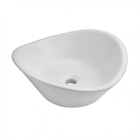 LAVABO HELVEX CASSINI DE SOBREPONER S/REBOSADERO BLANCO