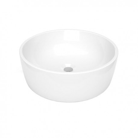 LAVABO HELVEX MOREA DE SOBREPONER S/REBOSADERO BLANCO