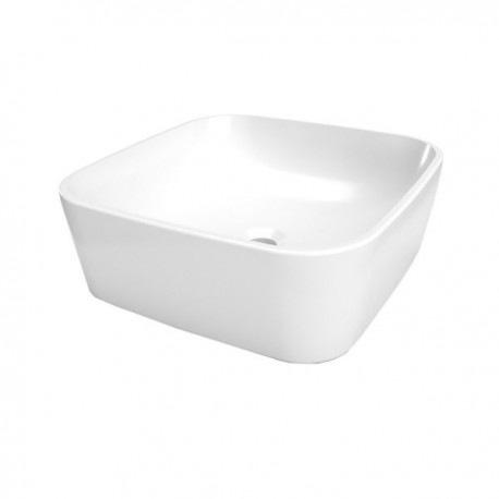 LAVABO HELVEX SANTORINI DE SOBREPONER S/REBOSADERO BLANCO