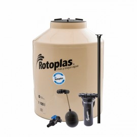 TINACO ROTOPLAS GDPV BEIGE C/ACCES. DE 1100 LTS.PZA (500019)