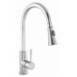 MONOMANDO URREA P/FREGADERO INOX NARIZ RETRACTIL ACERO INOXIDABLE