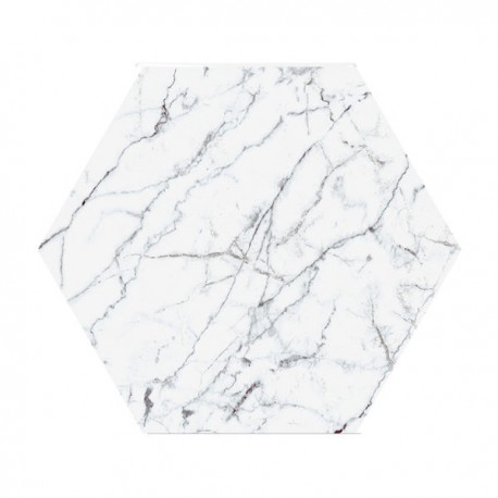 MOSAICO TILES 14×16.3 HEXAGONO MARMOL CARRARA