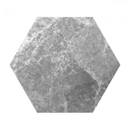 MOSAICO TILES 14×16.3 HEXAGONO MARMOL GRIS PERLA