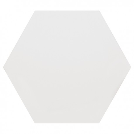 MOSAICO TILES 15X17 HEXAGONO LISO BLANCO MATE