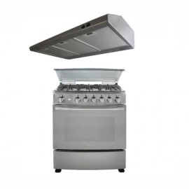 PAQUETE TEKA ESTUFA FSGG 8660 S RX + CAMPANA TMX 80 INOX  (PROMO)